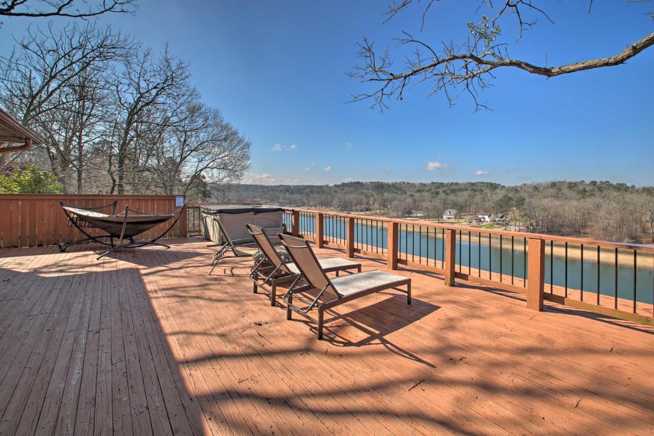 Hot Springs Waterfront Escape With Hot Tub! Villa Exterior photo